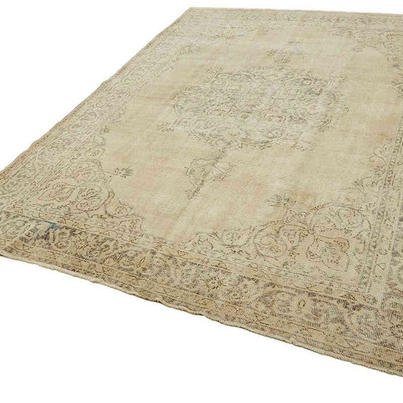 Vintage Turkish Hand-Knotted Rug - 7' 1" x 10' 2" (85" x 122") - K0082852