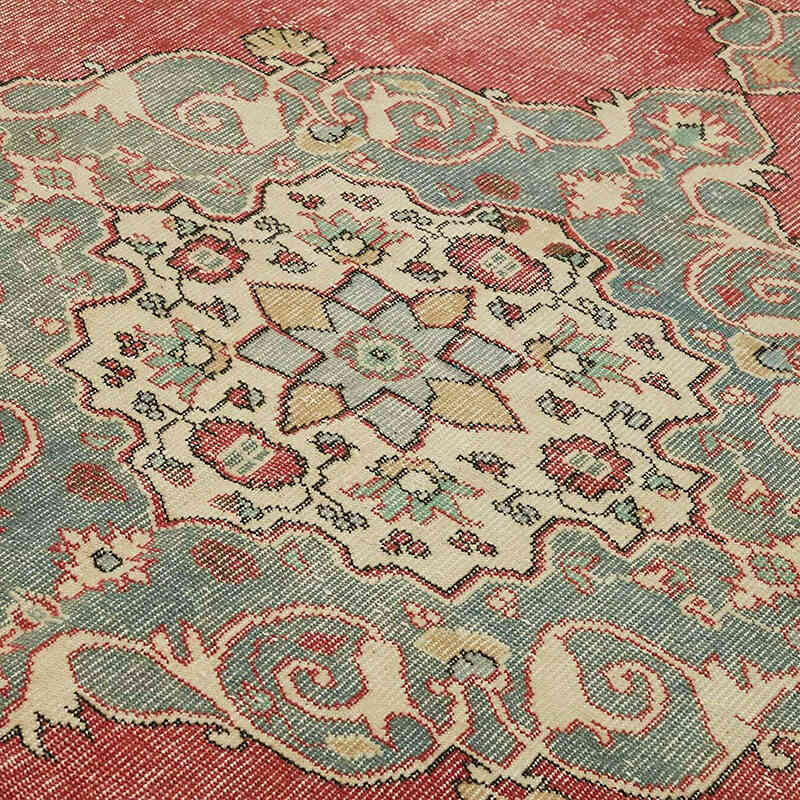 Alfombra Vintage Turca Anudada a Mano - 207 cm x 315 cm - K0082861
