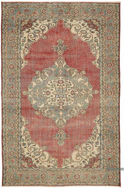 Vintage Turkish Hand-Knotted Rug - 6' 9" x 10' 4" (81" x 124")