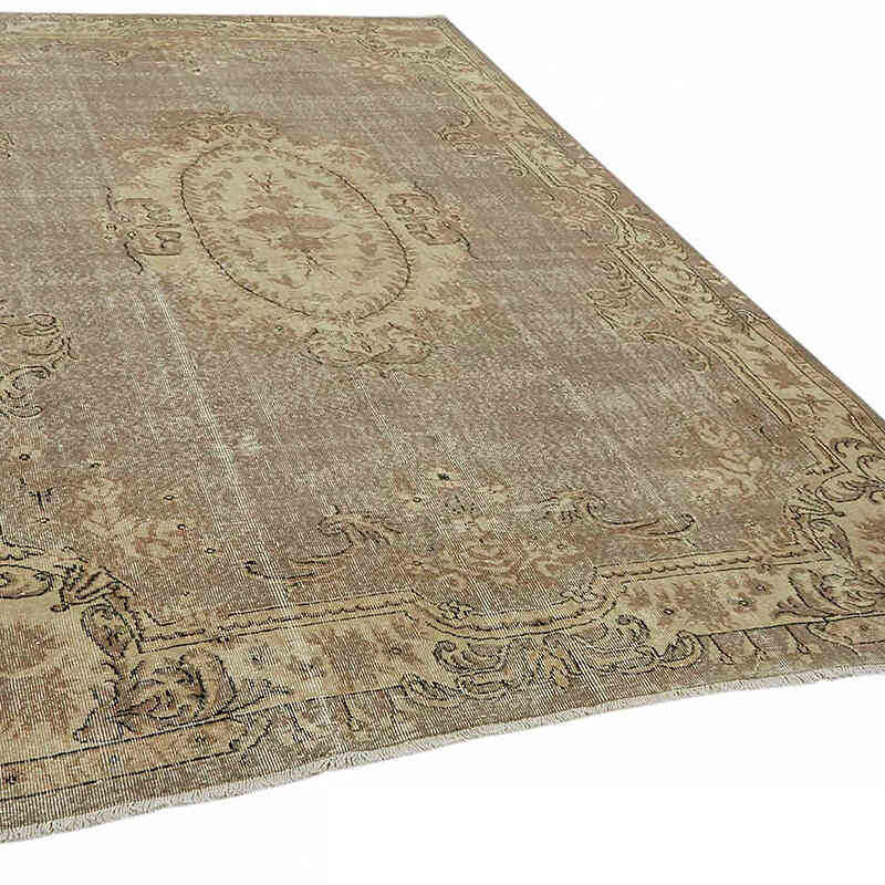 Vintage Turkish Hand-Knotted Rug - 7'  x 10' 8" (84" x 128") - K0082862