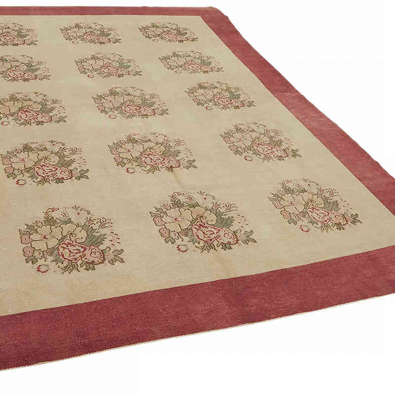 Vintage Turkish Hand-Knotted Rug - 7'  x 10'  (84" x 120") - K0082878