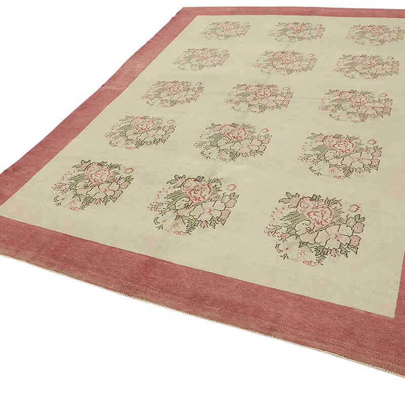 Vintage Turkish Hand-Knotted Rug - 7'  x 10'  (84" x 120") - K0082878