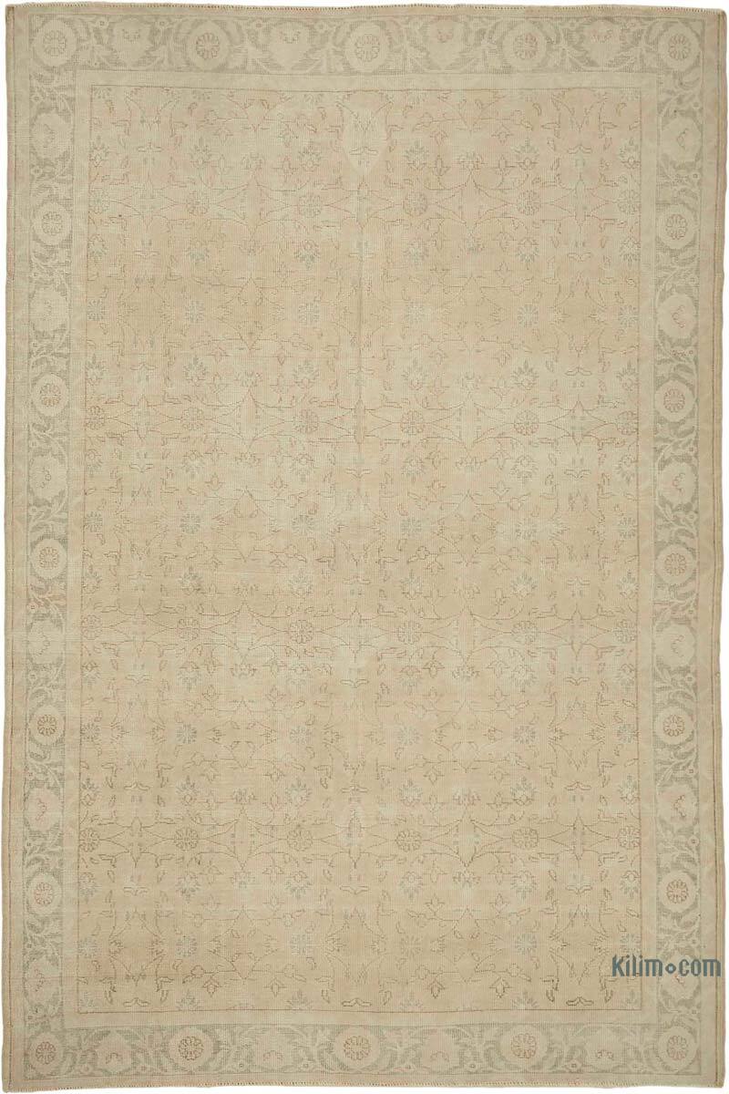 Alfombra Vintage Turca Anudada a Mano - 214 cm x 323 cm - K0082879