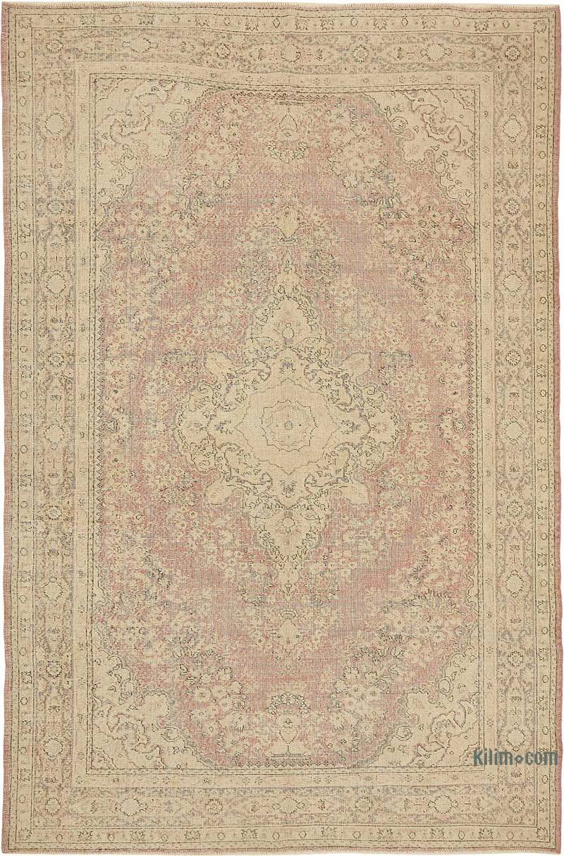 Vintage Turkish Hand-Knotted Rug - 6' 11" x 10' 7" (83" x 127") - K0082880