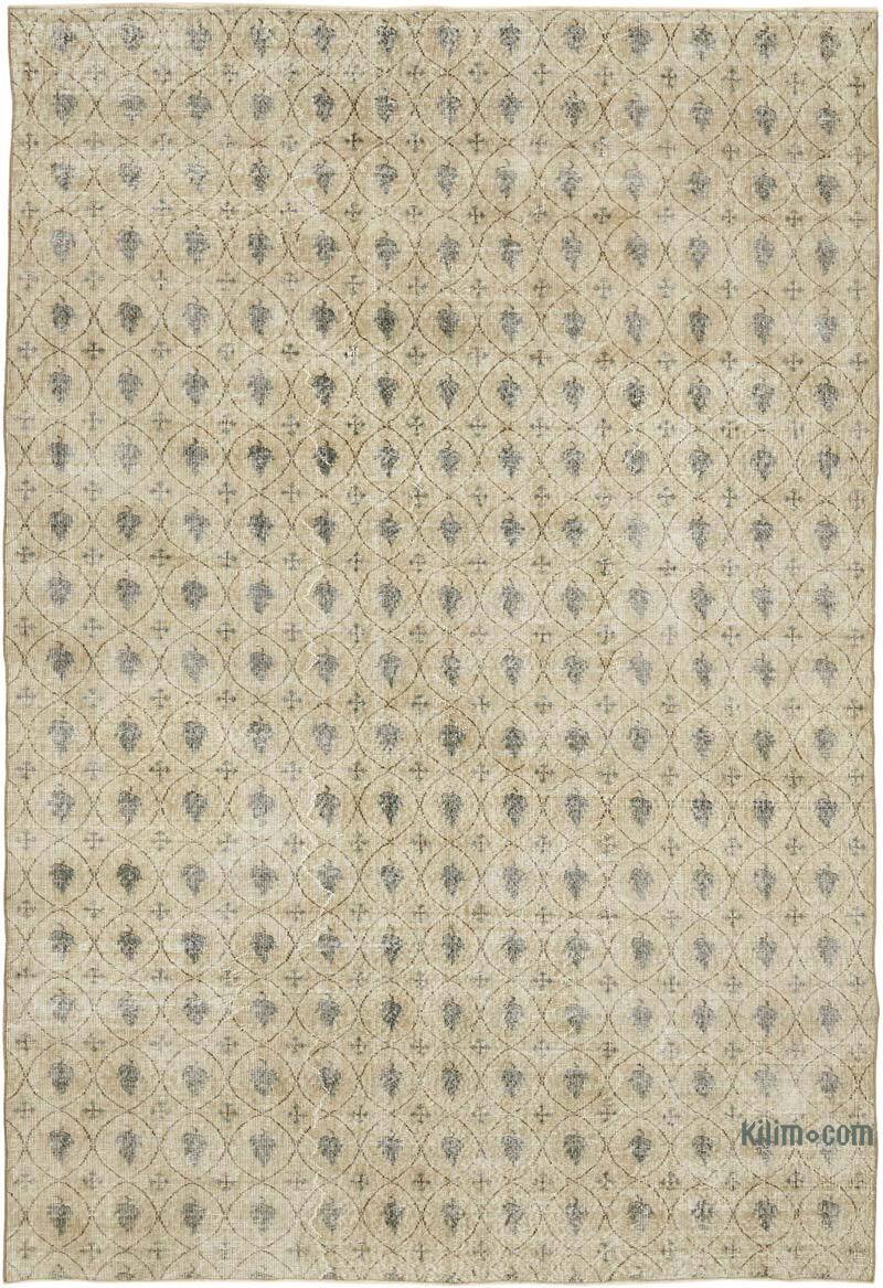 Vintage Turkish Hand-Knotted Rug - 6' 11" x 10' 2" (83" x 122") - K0082887