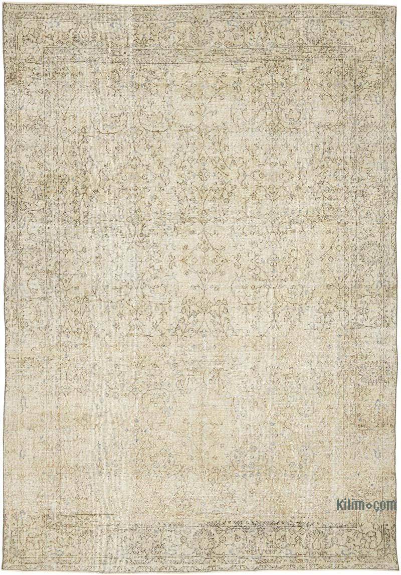 Vintage Turkish Hand-Knotted Rug - 7' 1" x 10' 2" (85" x 122") - K0082891