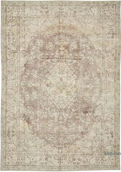 Vintage Turkish Hand-Knotted Rug - 6' 11" x 10' 2" (83" x 122")