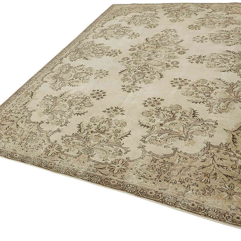 Vintage Turkish Hand-Knotted Rug - 7'  x 10'  (84" x 120") - K0082901