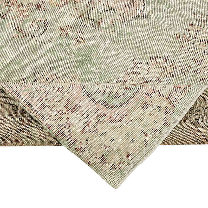 Alfombra Vintage Turca Anudada a Mano - 213 cm x 307 cm - K0082906