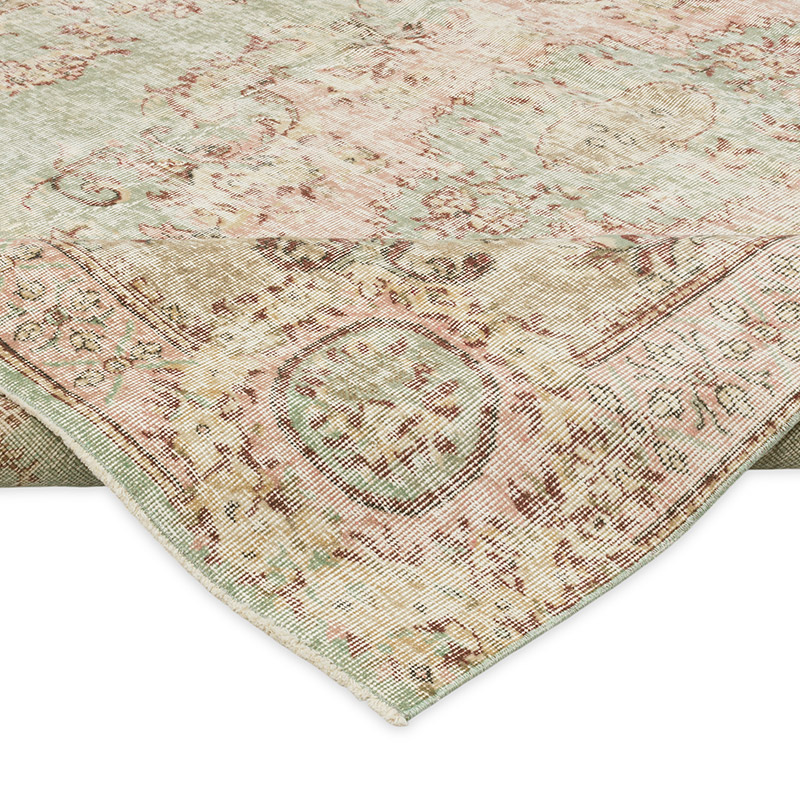 Vintage Turkish Hand-Knotted Rug - 7'  x 10' 1" (84" x 121") - K0082906