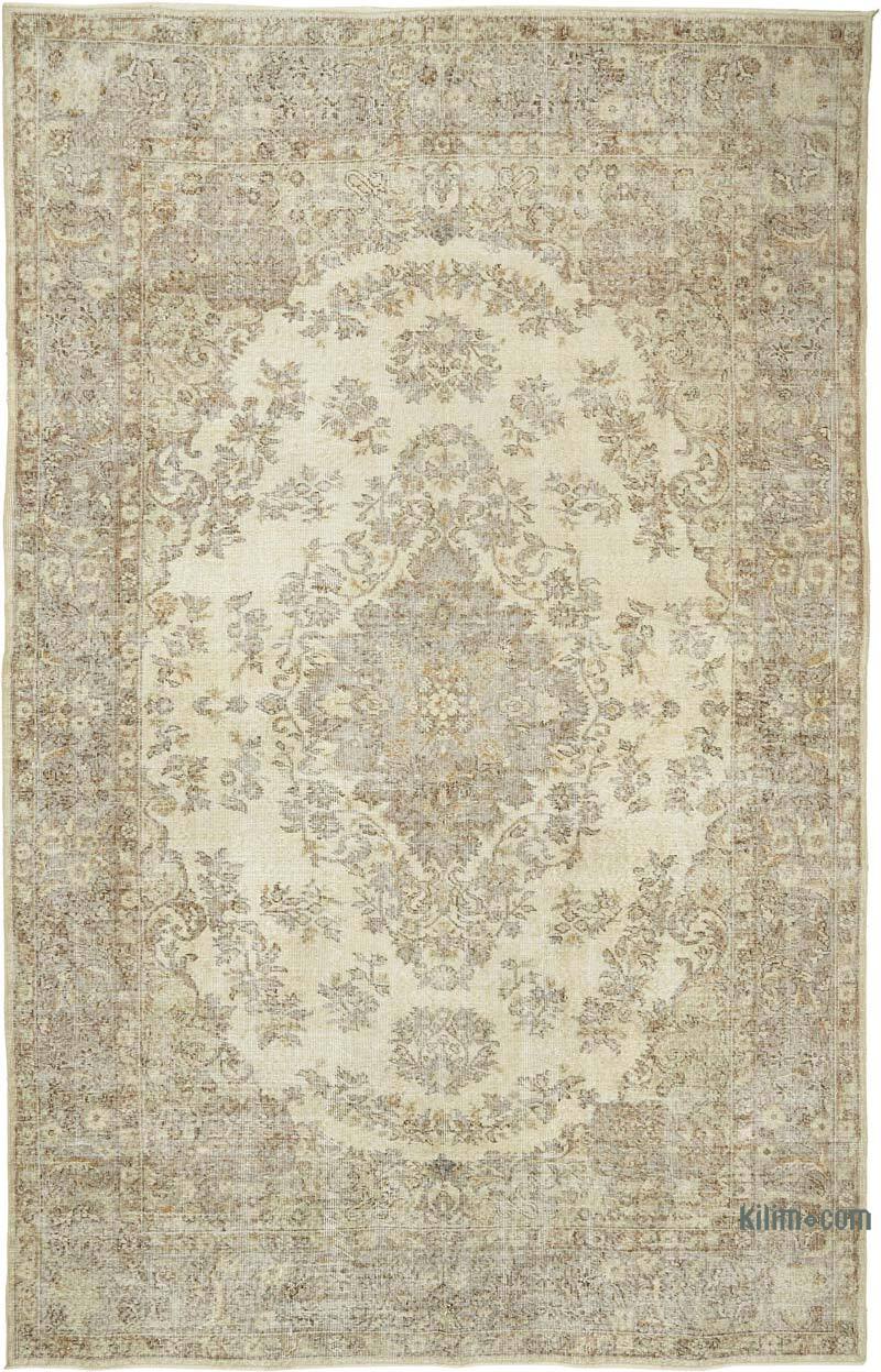 Vintage Turkish Hand-Knotted Rug - 6' 11" x 10' 10" (83" x 130") - K0082908