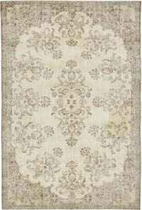 Alfombra Vintage Turca Anudada a Mano - 210 cm x 312 cm