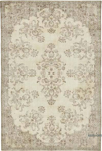 Vintage Turkish Hand-Knotted Rug - 6' 11" x 10' 3" (83" x 123")