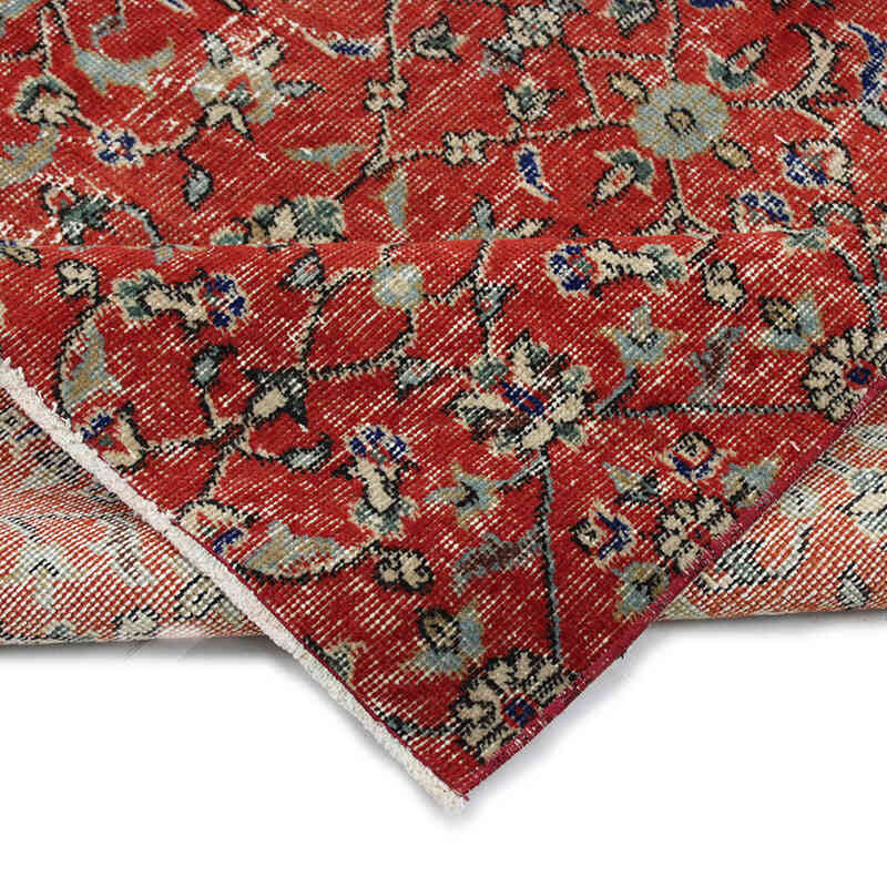 El Dokuma Vintage Halı - 152 cm x 195 cm - K0082911