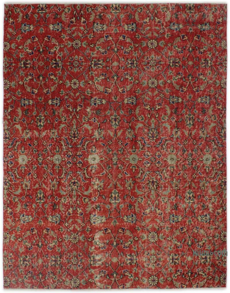 El Dokuma Vintage Halı - 152 cm x 195 cm - K0082911