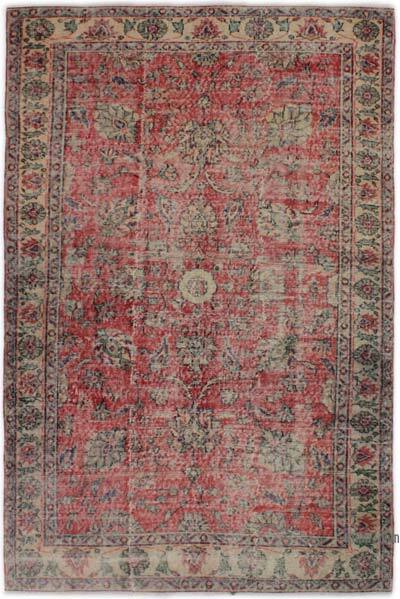 Alfombra Vintage Turca Anudada a Mano - 156 cm x 235 cm
