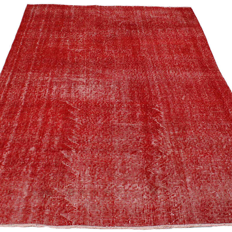 Alfombra Turca Vintage Sobre-teñida - 142 cm x 242 cm - K0082913