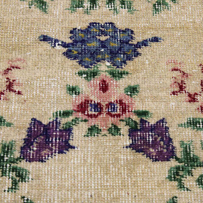 Vintage Turkish Hand-Knotted Rug - 4' 9" x 7' 6" (57" x 90") - K0082914