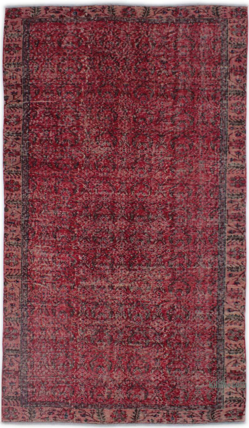 Vintage Turkish Hand-Knotted Rug - 5' 1" x 8' 10" (61" x 106") - K0082916