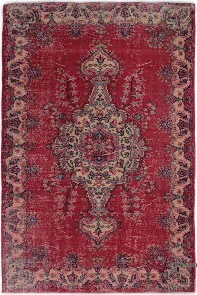 Alfombra Vintage Turca Anudada a Mano - 177 cm x 268 cm