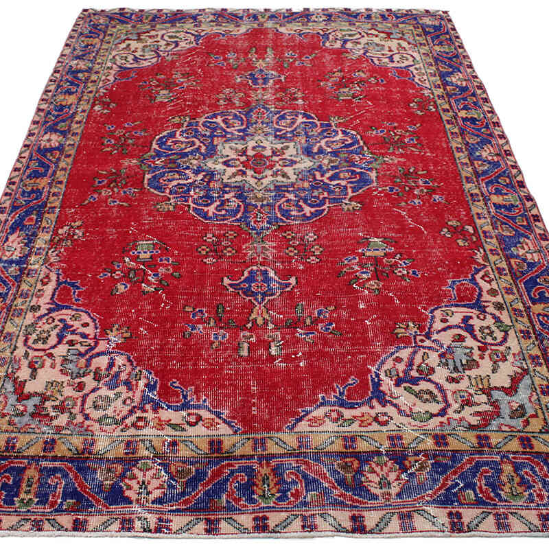 Vintage Turkish Hand-Knotted Rug - 5' 3" x 8' 10" (63" x 106") - K0082918