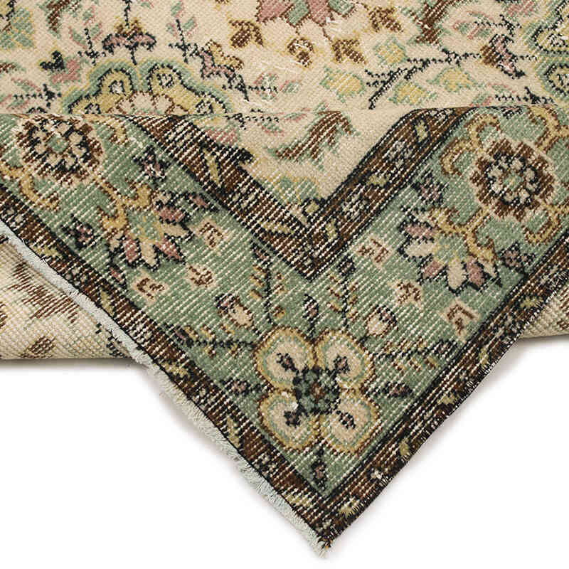 Vintage Turkish Hand-Knotted Rug - 5'  x 8' 8" (60" x 104") - K0082919