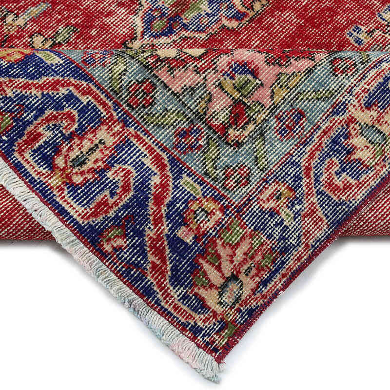 Alfombra Vintage Turca Anudada a Mano - 155 cm x 270 cm - K0082923