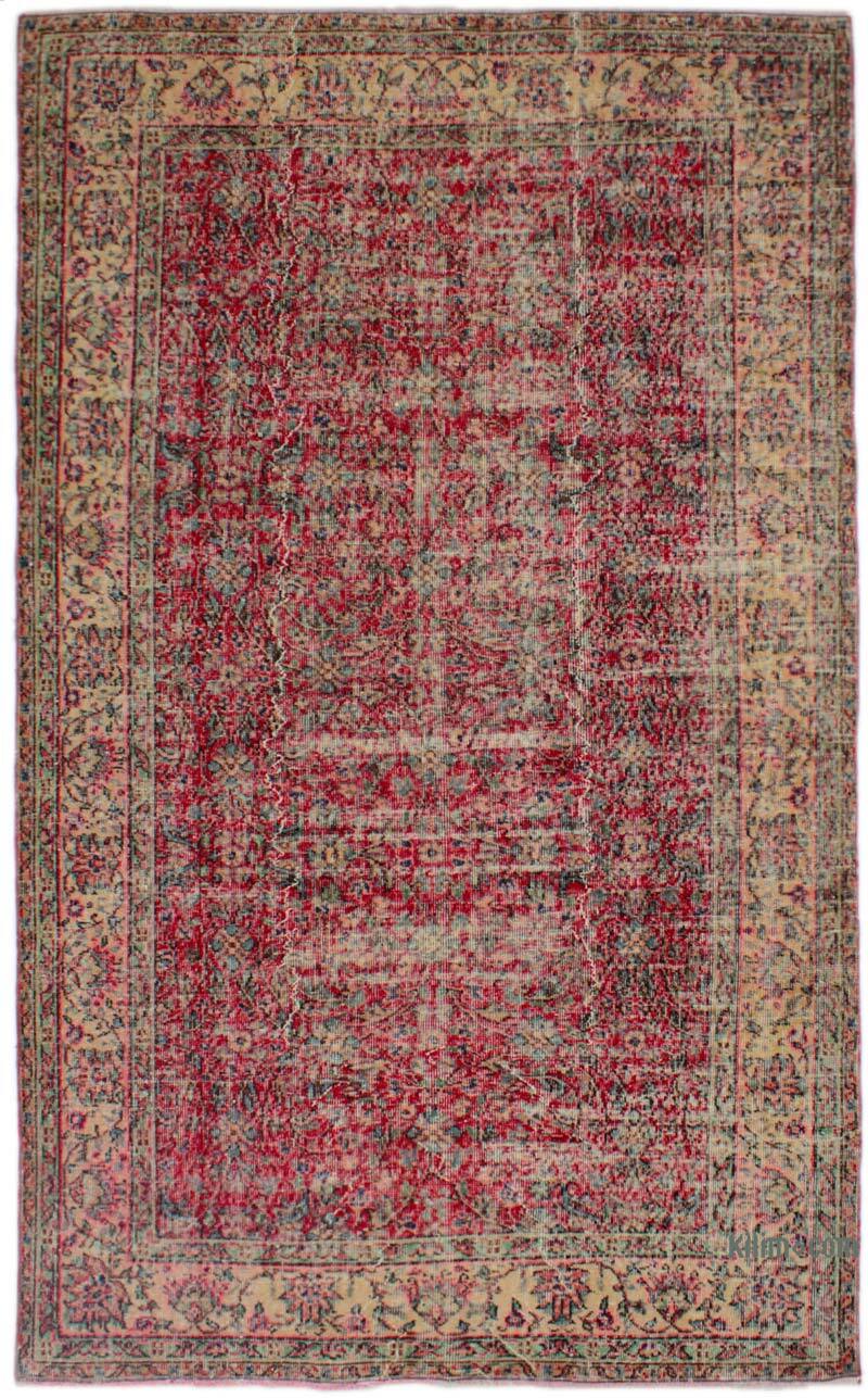 El Dokuma Vintage Halı - 160 cm x 262 cm - K0082925