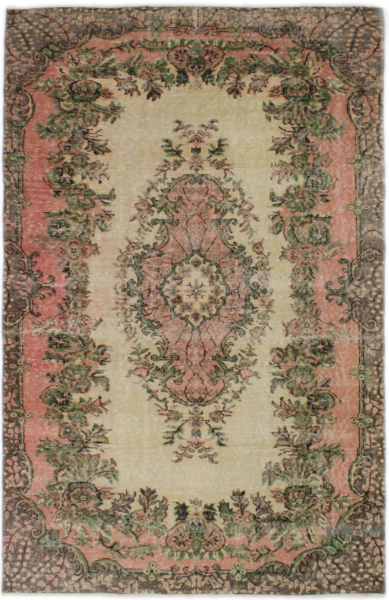 El Dokuma Vintage Halı - 161 cm x 248 cm - K0082926
