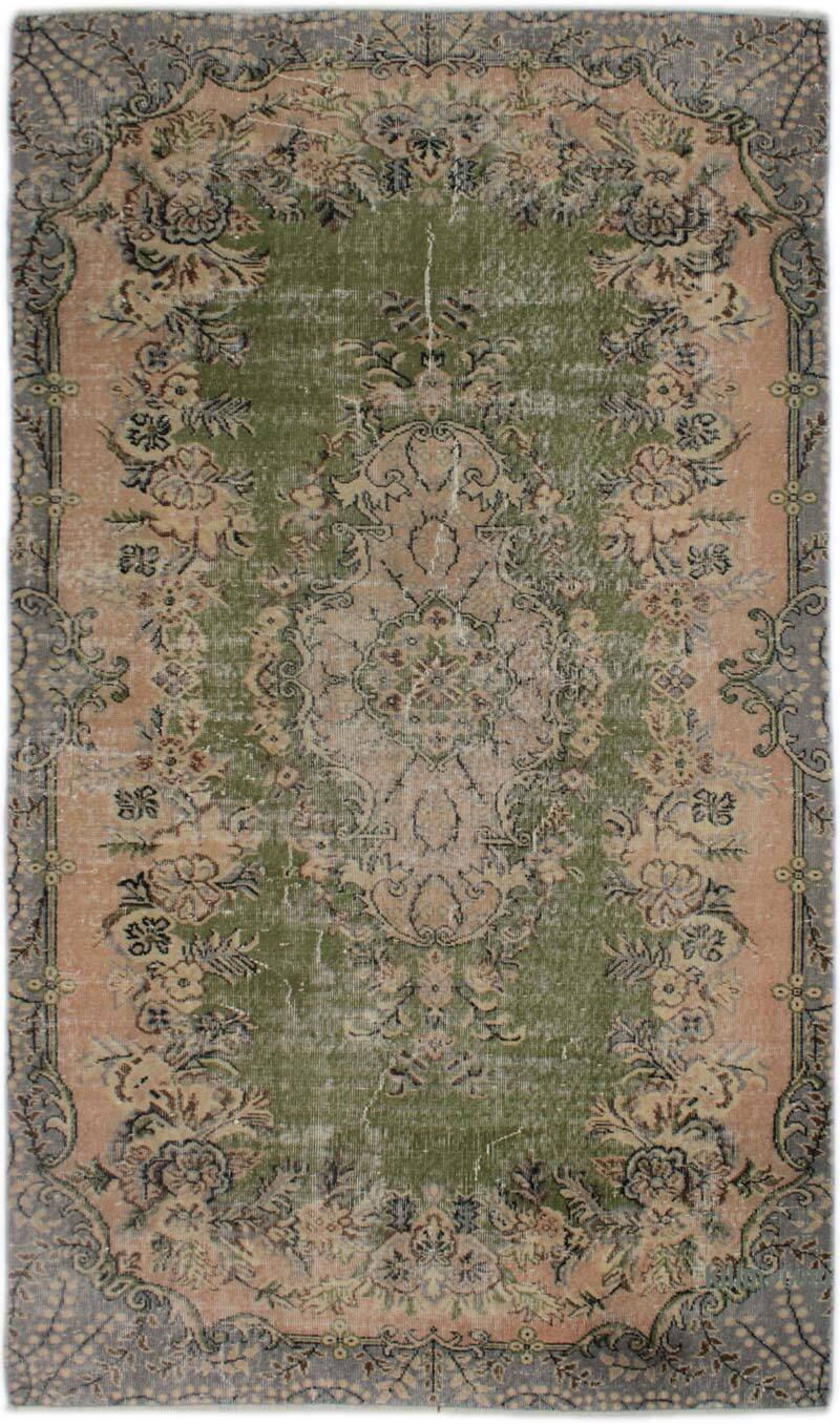 Vintage Turkish Hand-Knotted Rug - 5'  x 8' 8" (60" x 104") - K0082927