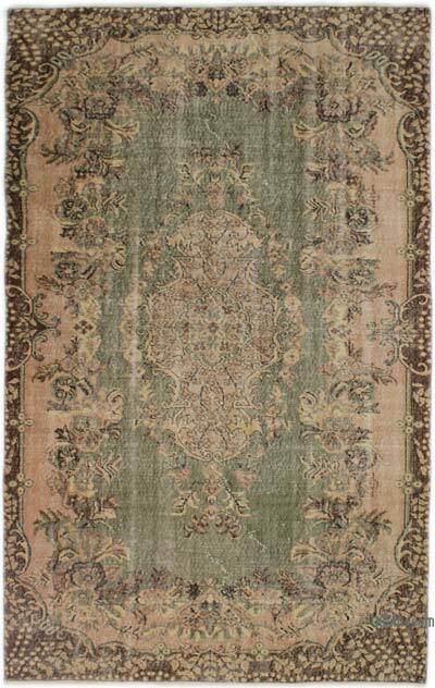 Alfombra Vintage Turca Anudada a Mano - 162 cm x 258 cm