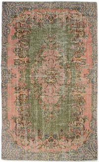 El Dokuma Vintage Halı - 165 cm x 272 cm