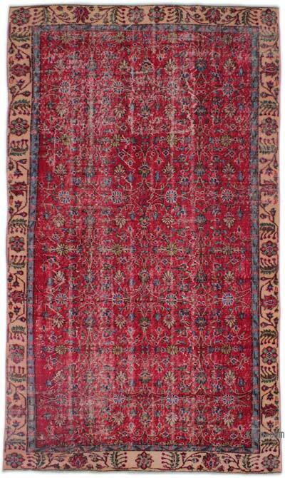 El Dokuma Vintage Halı - 154 cm x 272 cm