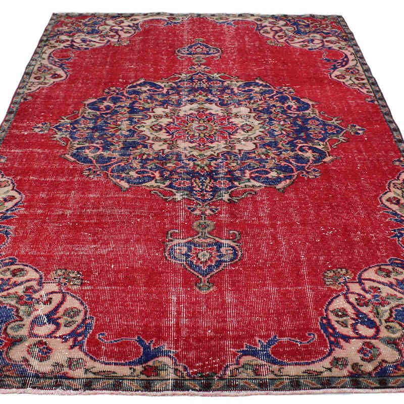 Vintage Turkish Hand-Knotted Rug - 5' 4" x 8' 7" (64" x 103") - K0082932