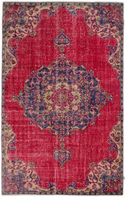 Alfombra Vintage Turca Anudada a Mano - 163 cm x 261 cm