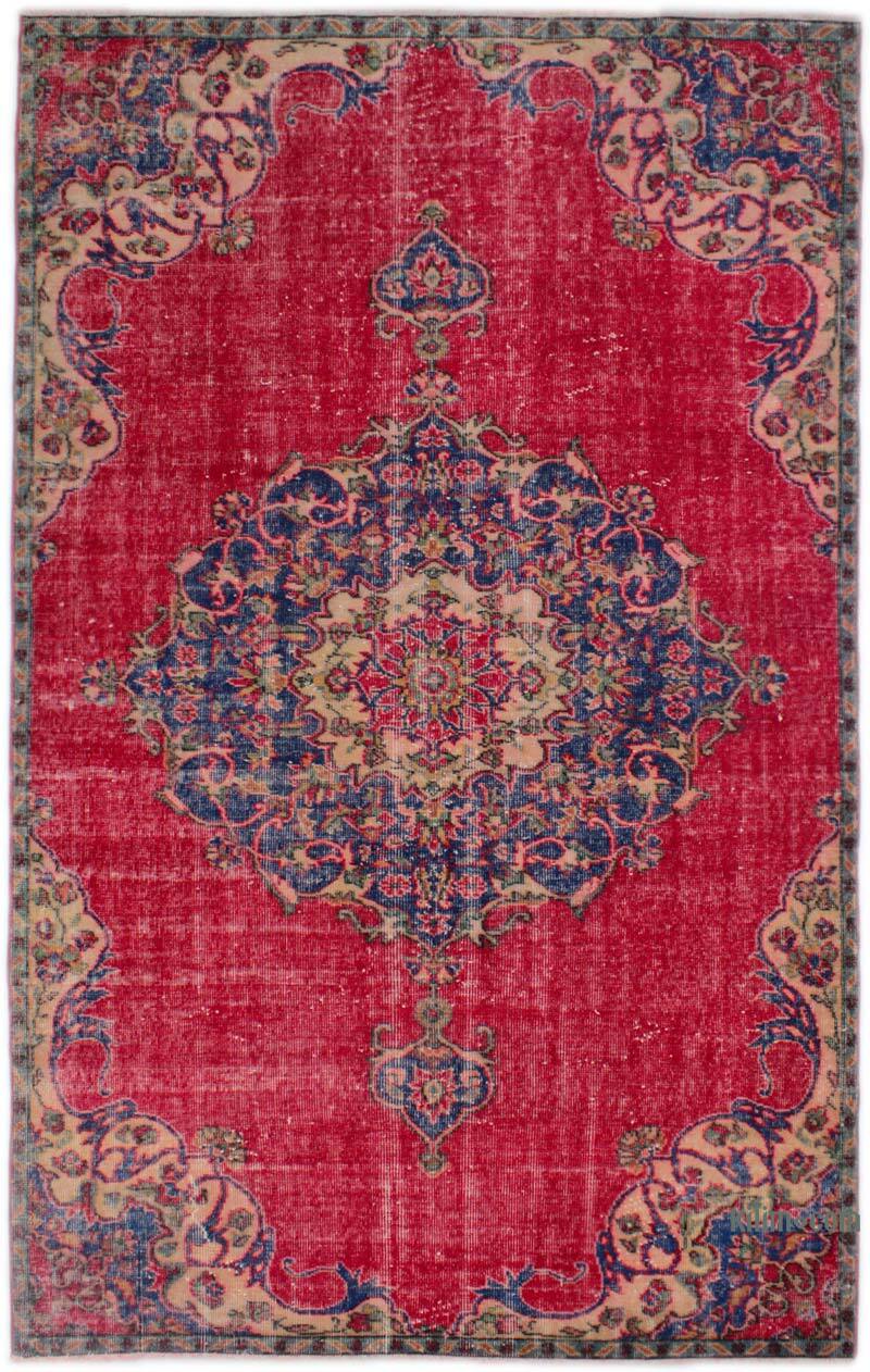 Vintage Turkish Hand-Knotted Rug - 5' 4" x 8' 7" (64" x 103") - K0082932