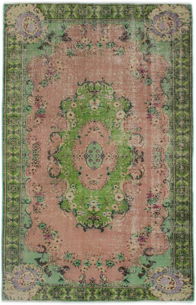 Vintage Turkish Hand-Knotted Rug - 5' 5" x 8' 6" (65" x 102") - K0082933