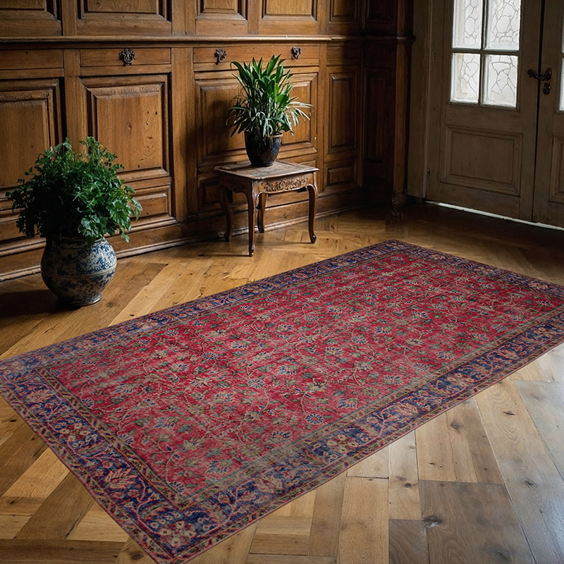 El Dokuma Vintage Halı - 150 cm x 263 cm - K0082937
