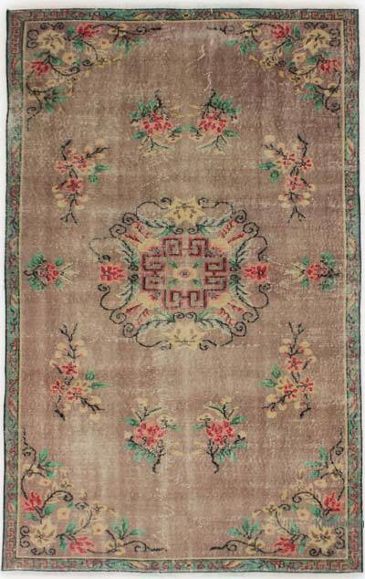 El Dokuma Vintage Halı - 145 cm x 230 cm