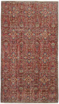 Alfombra Vintage Turca Anudada a Mano - 146 cm x 262 cm