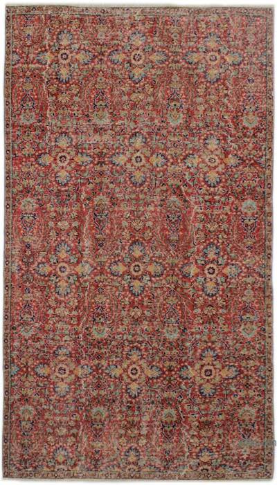 Alfombra Vintage Turca Anudada a Mano - 146 cm x 262 cm