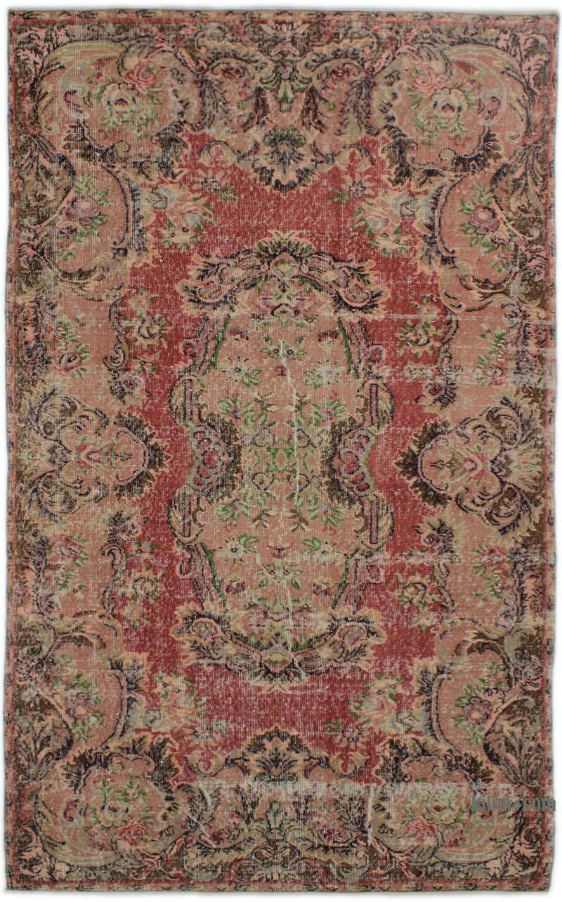 El Dokuma Vintage Halı - 161 cm x 261 cm - K0082944