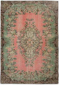 Vintage Turkish Hand-Knotted Rug - 5' 5" x 7' 11" (65" x 95")
