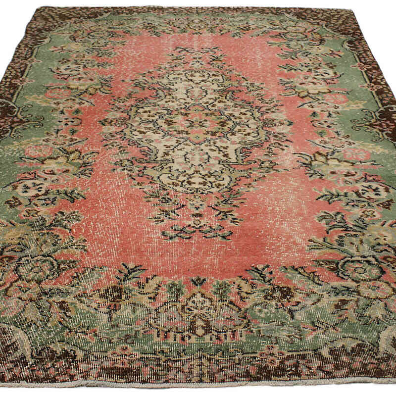 Vintage Turkish Hand-Knotted Rug - 5' 5" x 7' 11" (65" x 95") - K0082945