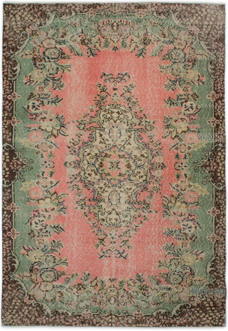 Vintage Turkish Hand-Knotted Rug - 5' 5" x 7' 11" (65" x 95") - K0082945
