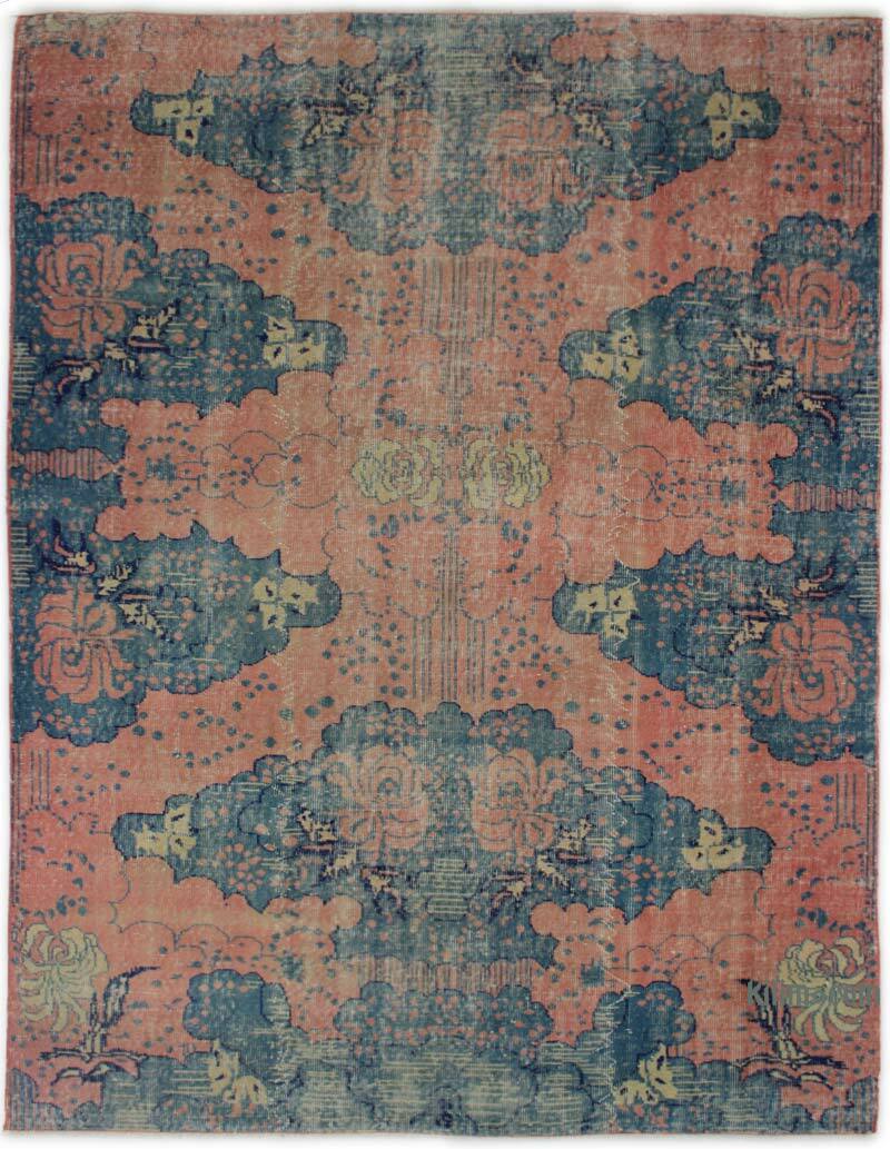 El Dokuma Vintage Halı - 191 cm x 244 cm - K0082947