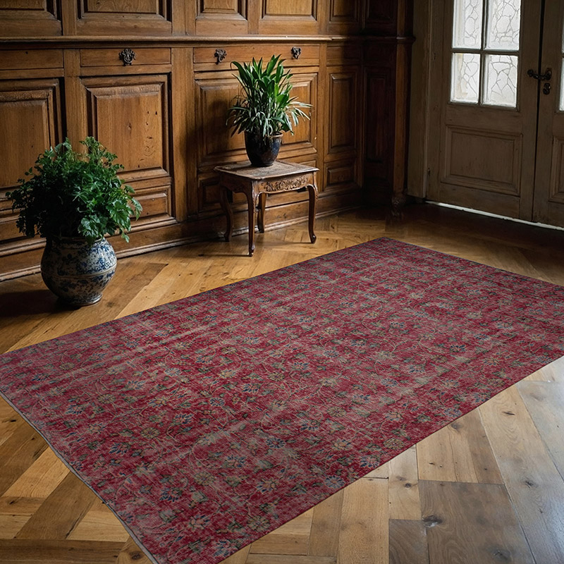 Vintage Turkish Hand-Knotted Rug - 5'  x 8' 4" (60" x 100") - K0082950