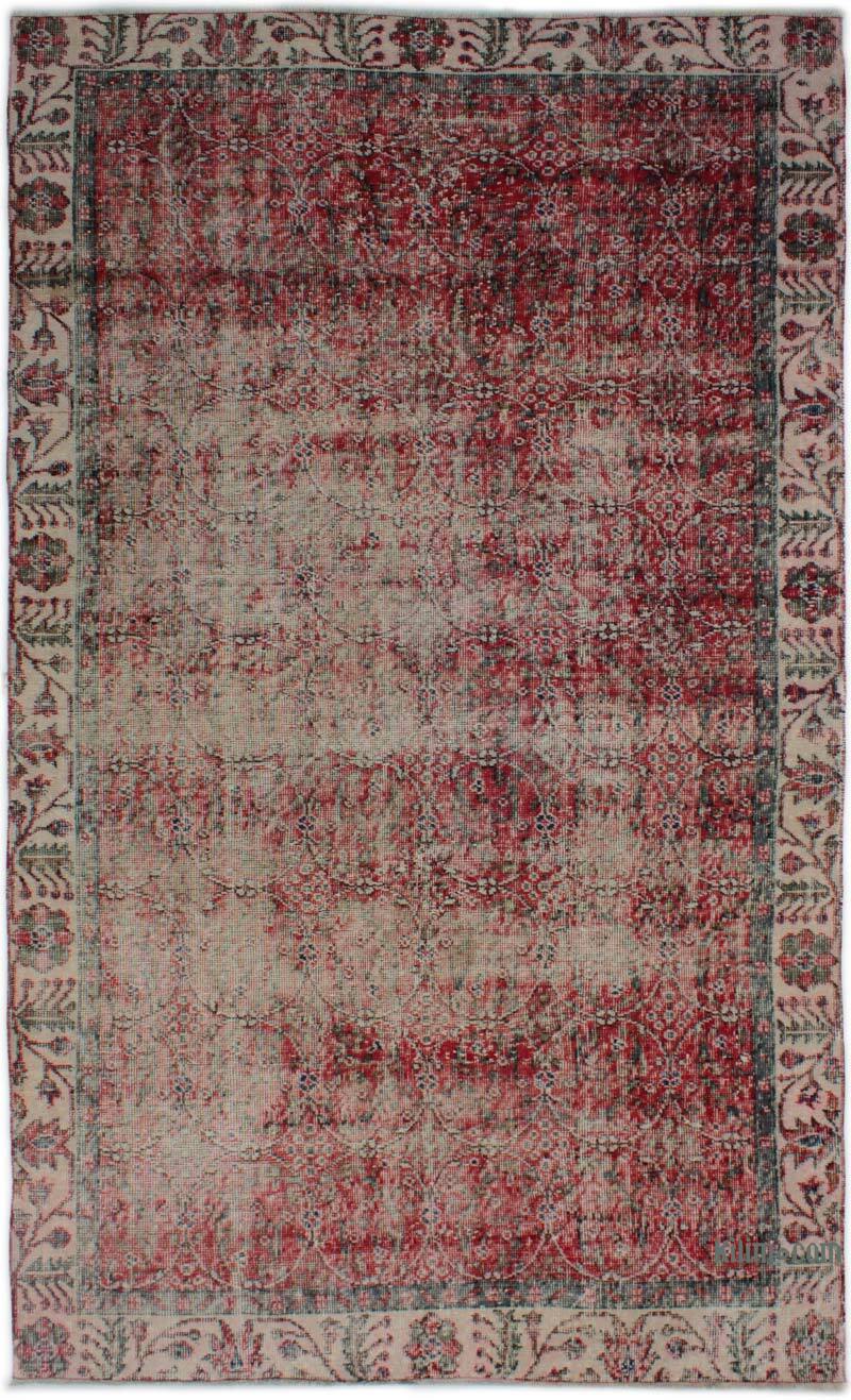 El Dokuma Vintage Halı - 153 cm x 258 cm - K0082953