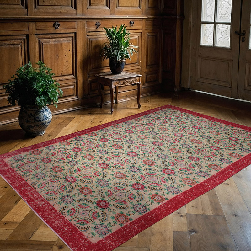 El Dokuma Vintage Halı - 161 cm x 250 cm - K0082954