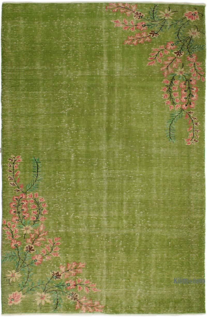 Vintage Turkish Hand-Knotted Rug - 5' 9" x 9' 1" (69" x 109") - K0082955